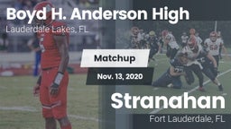 Matchup: Boyd H. Anderson vs. Stranahan  2020
