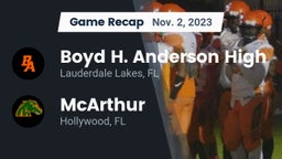 Recap: Boyd H. Anderson High vs. McArthur  2023
