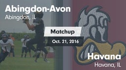 Matchup: Abingdon-Avon High vs. Havana  2016