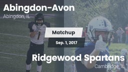 Matchup: Abingdon-Avon High vs. Ridgewood Spartans 2017