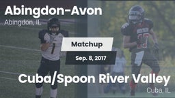 Matchup: Abingdon-Avon High vs. Cuba/Spoon River Valley  2017