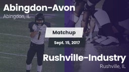 Matchup: Abingdon-Avon High vs. Rushville-Industry  2017