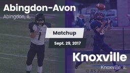Matchup: Abingdon-Avon High vs. Knoxville  2017