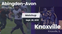 Matchup: Abingdon-Avon High vs. Knoxville  2018
