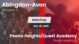Matchup: Abingdon-Avon High vs. Peoria Heights/Quest Academy 2019