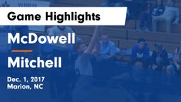 McDowell   vs Mitchell  Game Highlights - Dec. 1, 2017