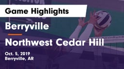 Berryville  vs Northwest Cedar Hill Game Highlights - Oct. 5, 2019