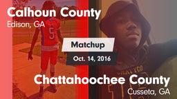 Matchup: Calhoun County High vs. Chattahoochee County  2016