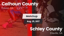 Matchup: Calhoun County High vs. Schley County  2017