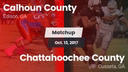 Matchup: Calhoun County High vs. Chattahoochee County  2017