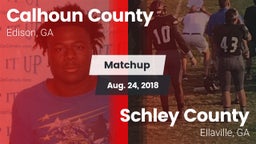 Matchup: Calhoun County High vs. Schley County  2018