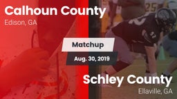Matchup: Calhoun County High vs. Schley County  2019