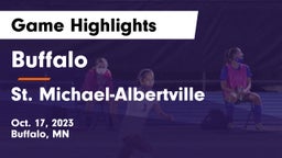 Buffalo  vs St. Michael-Albertville  Game Highlights - Oct. 17, 2023