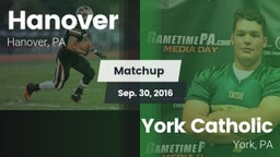 Matchup: Hanover  vs. York Catholic  2016