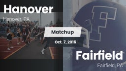 Matchup: Hanover  vs. Fairfield  2016