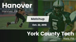 Matchup: Hanover  vs. York County Tech  2016