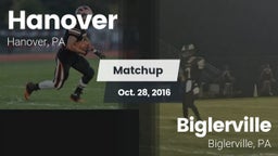 Matchup: Hanover  vs. Biglerville  2016