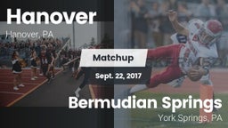 Matchup: Hanover  vs. Bermudian Springs  2017