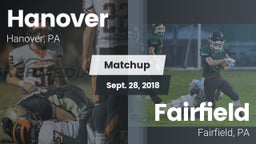 Matchup: Hanover  vs. Fairfield  2018