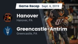 Recap: Hanover  vs. Greencastle-Antrim  2019