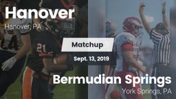 Matchup: Hanover  vs. Bermudian Springs  2019