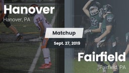 Matchup: Hanover  vs. Fairfield  2019