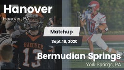 Matchup: Hanover  vs. Bermudian Springs  2020