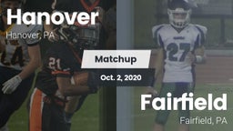 Matchup: Hanover  vs. Fairfield  2020