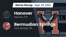 Recap: Hanover  vs. Bermudian Springs  2023