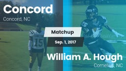 Matchup: Concord  vs. William A. Hough  2017
