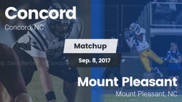 Matchup: Concord  vs. Mount Pleasant  2017