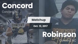 Matchup: Concord  vs. Robinson  2017