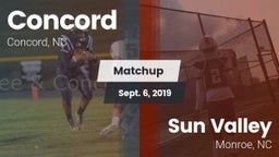 Matchup: Concord  vs. Sun Valley  2019