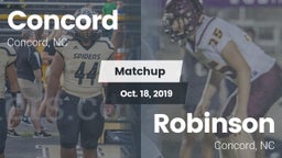 Matchup: Concord  vs. Robinson  2019