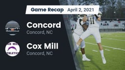 Recap: Concord  vs. Cox Mill  2021