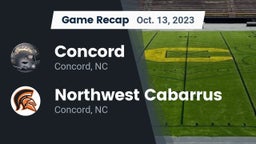 Recap: Concord  vs. Northwest Cabarrus  2023