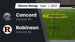 Recap: Concord  vs. Robinson  2023