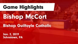 Bishop McCort  vs Bishop Guilfoyle Catholic  Game Highlights - Jan. 2, 2019