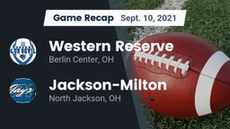 Recap: Western Reserve  vs. Jackson-Milton  2021
