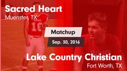 Matchup: Sacred Heart High vs. Lake Country Christian  2016