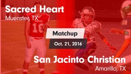 Matchup: Sacred Heart High vs. San Jacinto Christian  2016