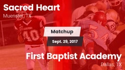 Matchup: Sacred Heart High vs. First Baptist Academy 2017