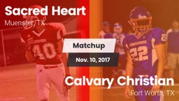 Matchup: Sacred Heart High vs. Calvary Christian  2017