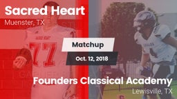 Matchup: Sacred Heart High vs. Founders Classical Academy  2018