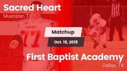 Matchup: Sacred Heart High vs. First Baptist Academy 2018