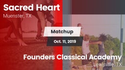 Matchup: Sacred Heart High vs. Founders Classical Academy  2019