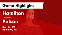 Hamilton  vs Polson  Game Highlights - Dec. 16, 2021