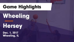Wheeling  vs Hersey  Game Highlights - Dec. 1, 2017