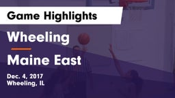 Wheeling  vs Maine East  Game Highlights - Dec. 4, 2017