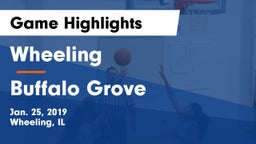 Wheeling  vs Buffalo Grove  Game Highlights - Jan. 25, 2019